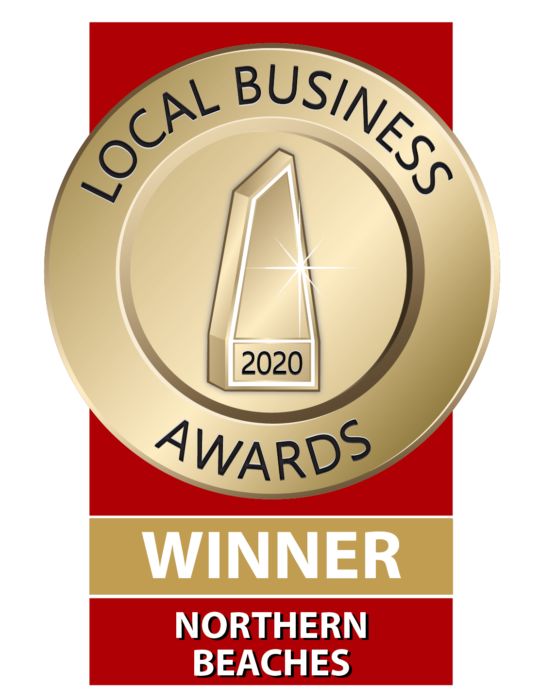Northern Beaches Local Business Awards 2020 winner