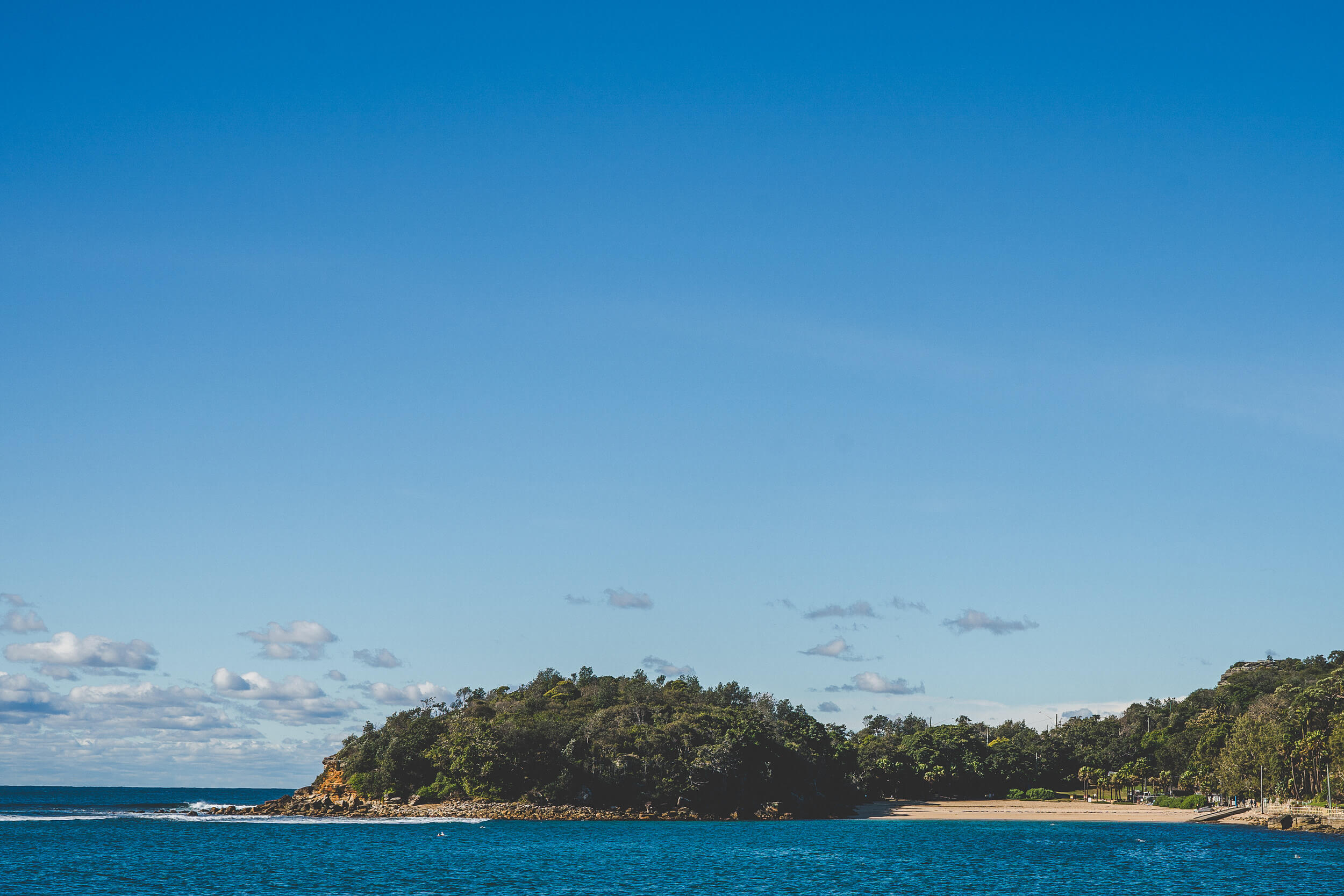 The water at Manly on Sydney's Northern Beaches